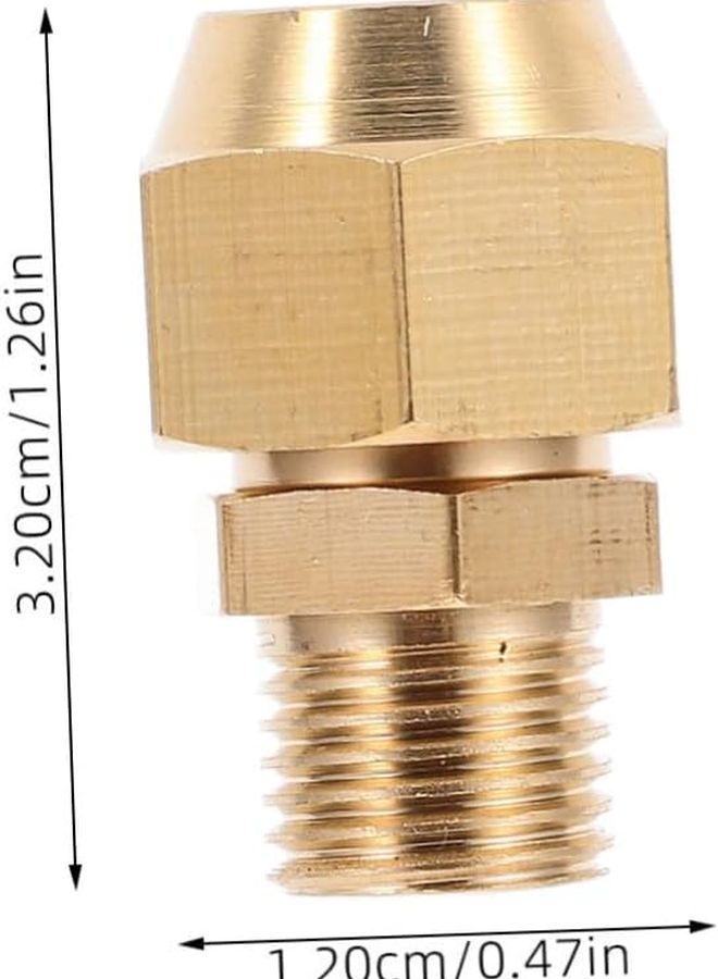 Cabilock NPT Thread Air Hose Adapter Fitting Compact Durable Brass Pipe Joint - Image 2